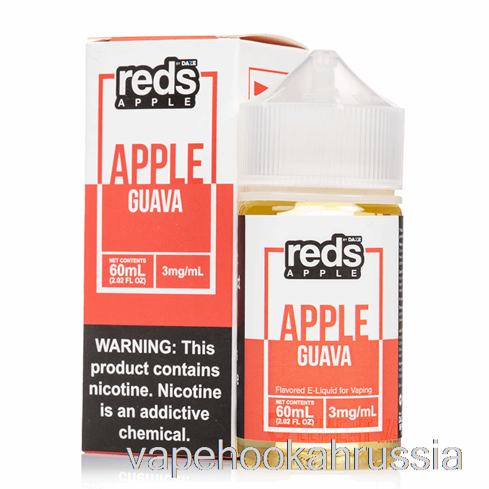 вейп-сок гуавы - яблочный сок красного яблока - 7 Daze - 60 мл 0 мг